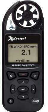 Kestrel Elite Weather Meter With Applied Ballistics Link Wireless Connectivity Black Finish 0857ALBLK