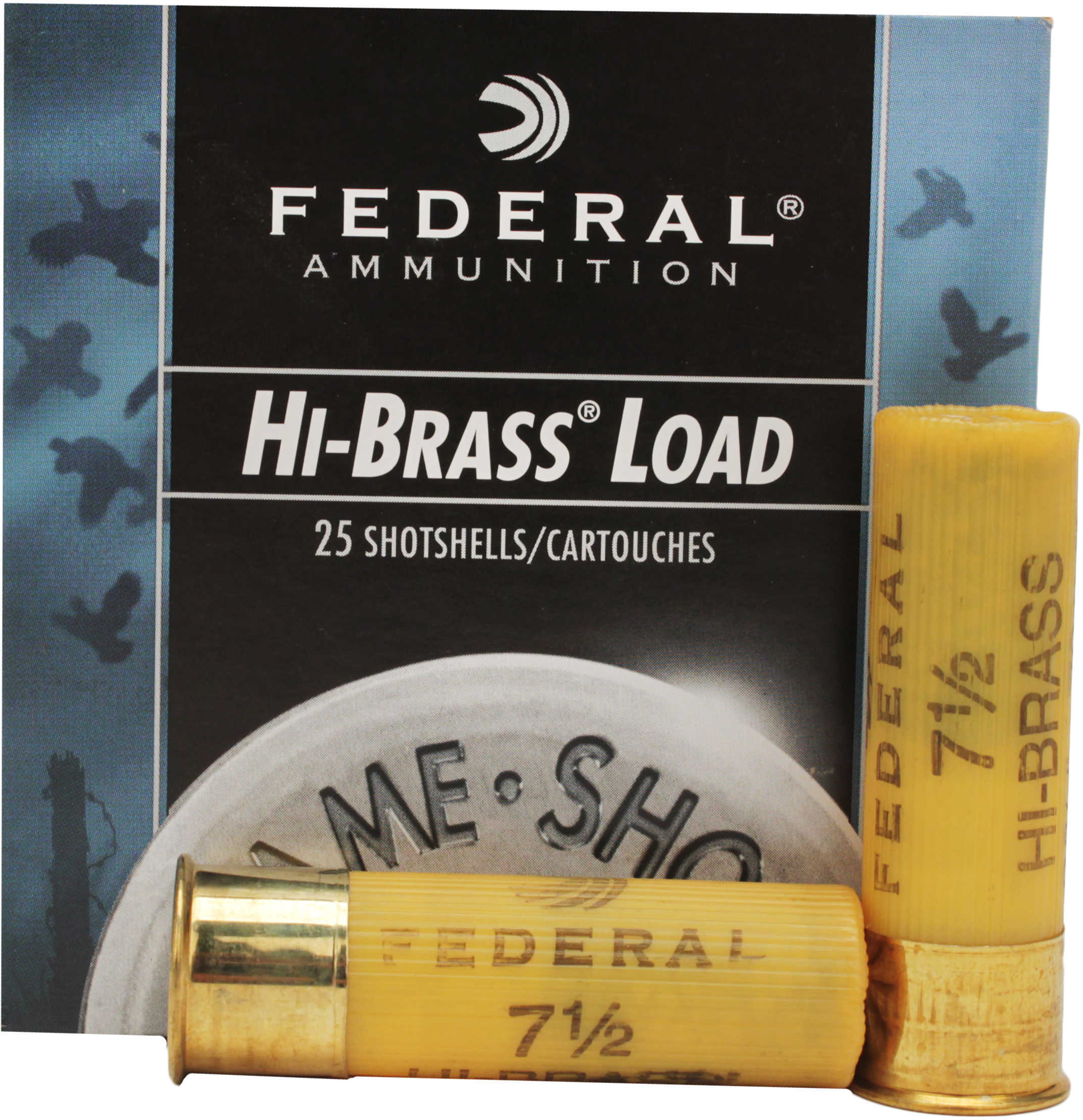 Federal 20 Gauge Game-Shok Hi-Brass Lead Shot shells 2 3/4" 2 3/4 Dram 1Oz 7.5 Shot Per 2