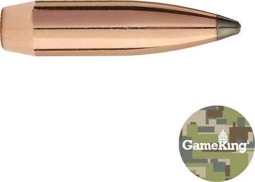Sierra Gameking 338 Caliber 250 Grain Boat Tail Spitzer 50/Box Md: 2600 Bullets