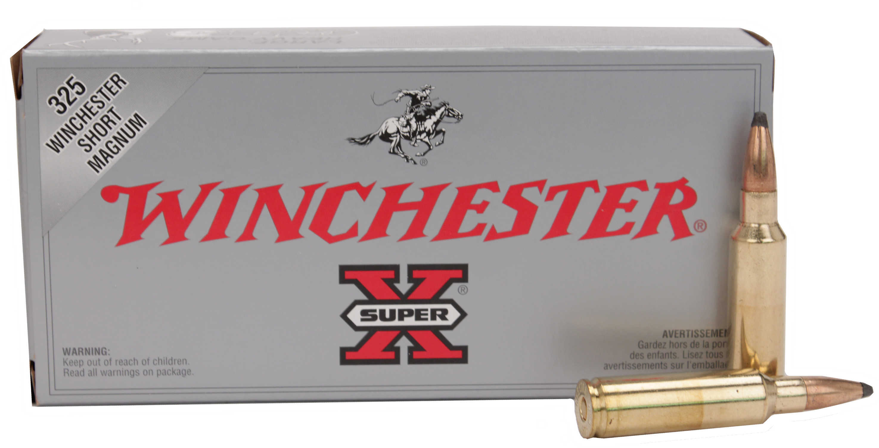 325 Win Short Mag 220 Grain Soft Point 20 Rounds Winchester Ammunition Magnum