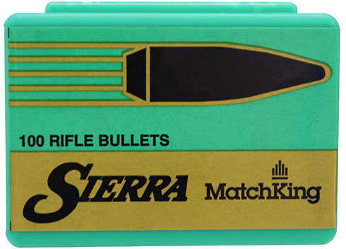 Sierra Matchking Boat Tail Hollow Point 22 Caliber 52 Grain 100/Box Md: 1410 Bullets