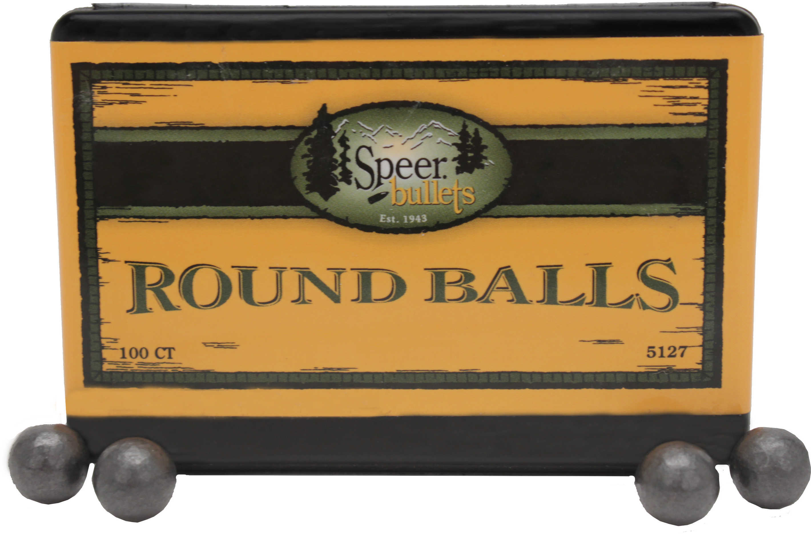 Speer Round Lead Balls 45 Caliber 120 Grain 100/Pack Md: 5127