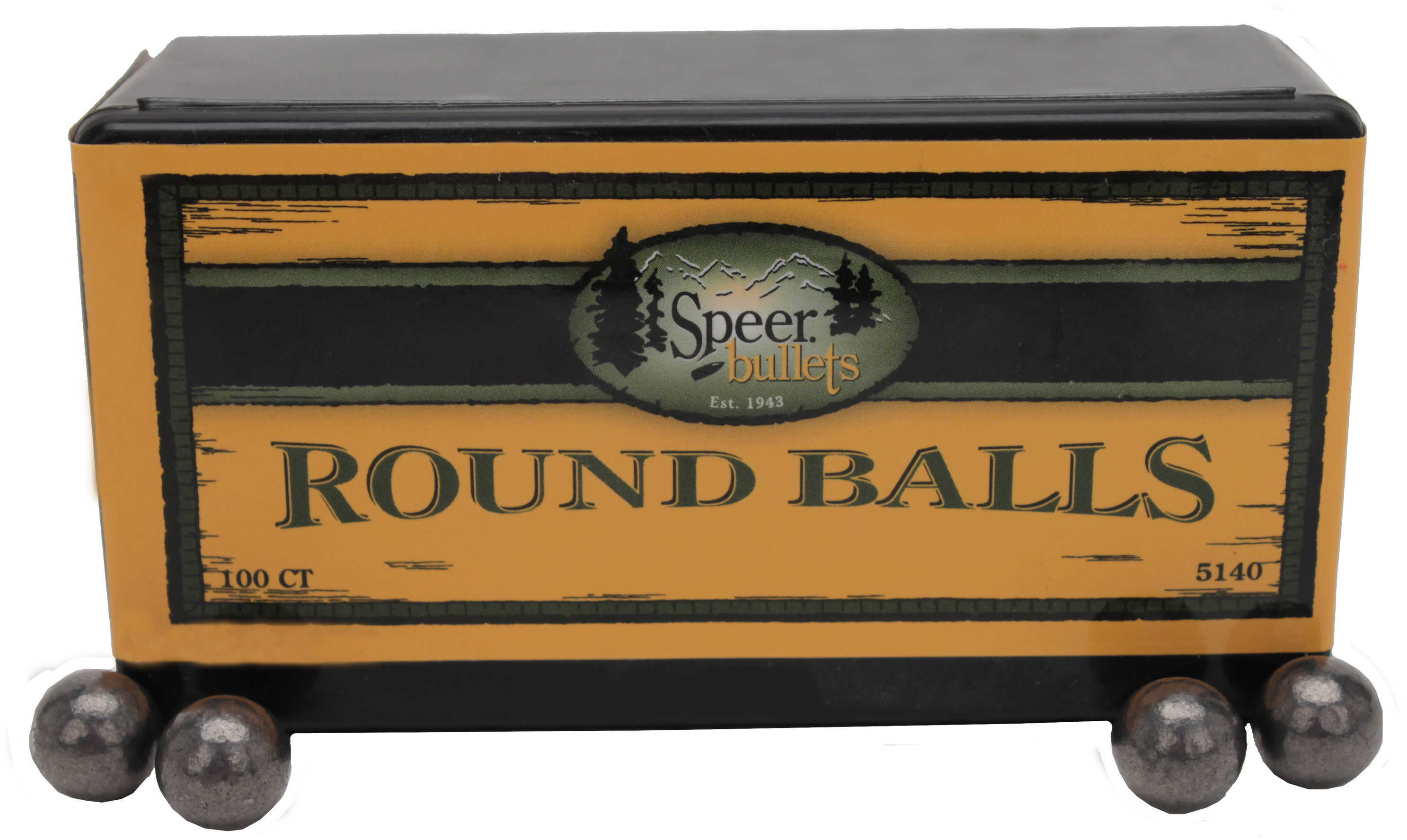Speer Round Lead Balls 50 Caliber 182 Grain 100/Pack Md: 5140