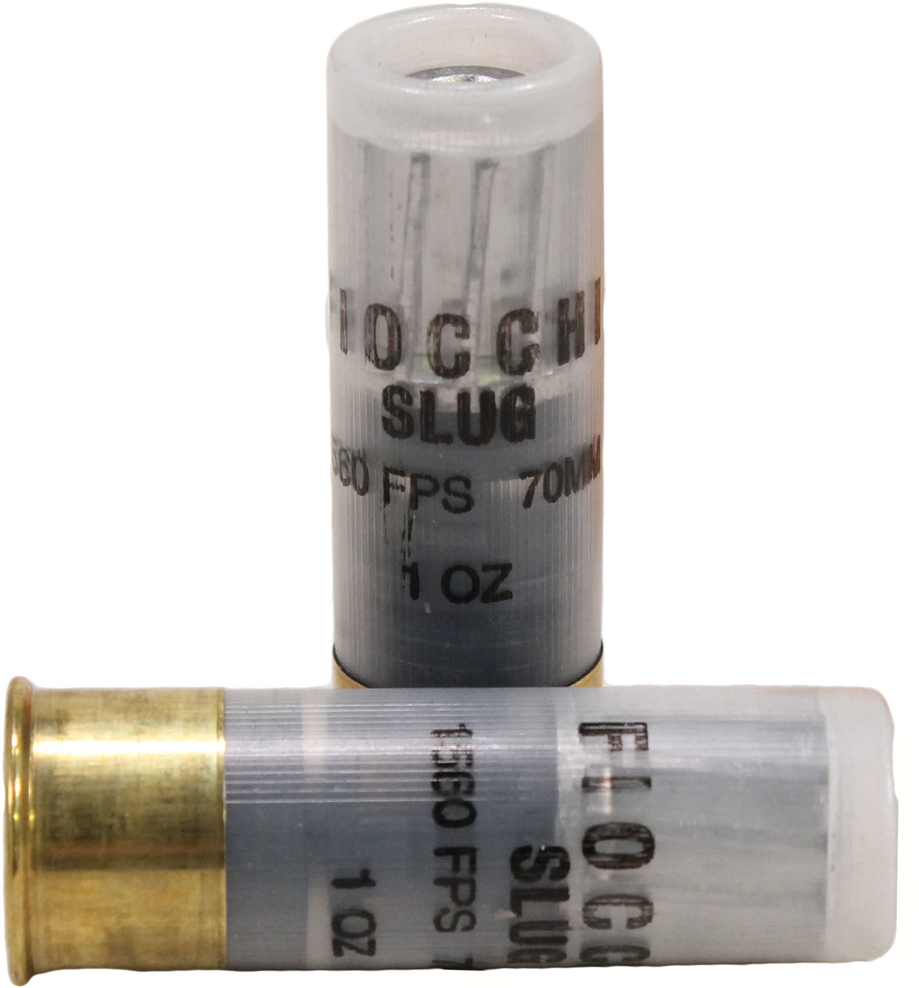 12 Gauge 2-3/4" Lead Slug  1 oz 10 Rounds Fiocchi Shotgun Ammunition