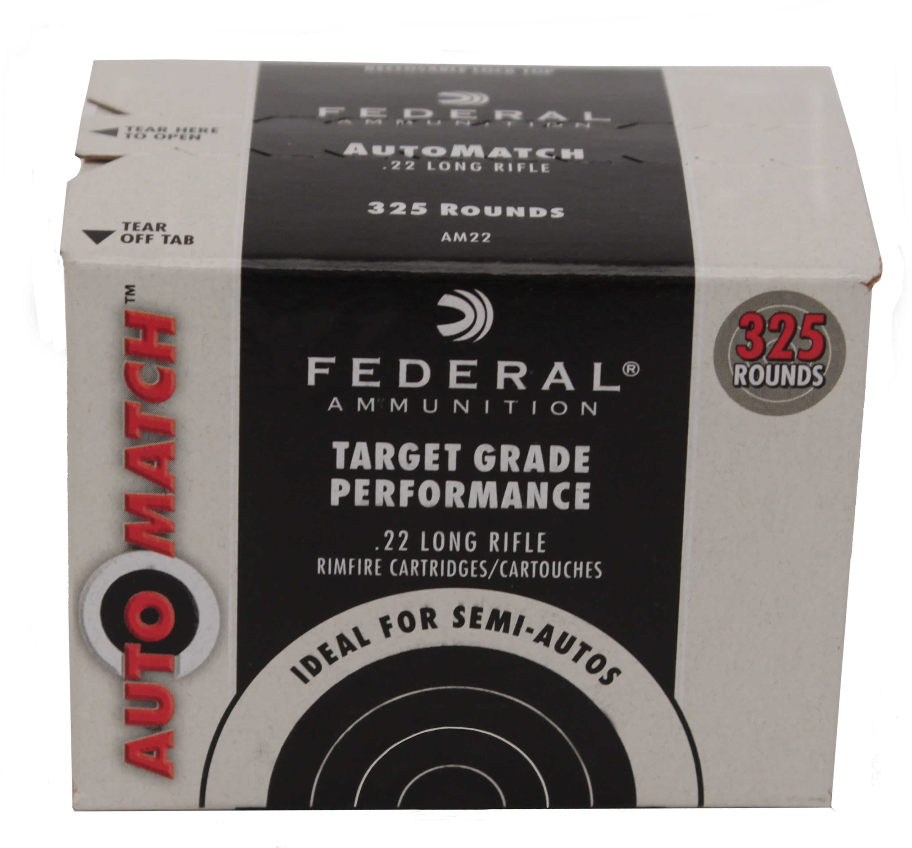 22 Long Rifle 40 Grain Lead 325 Rounds Federal Ammunition