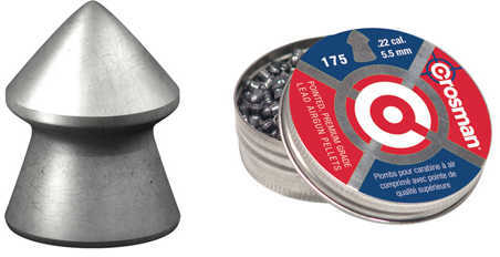 Crosman .22 Caliber Pointed Pellets/175 Pack Md: P022