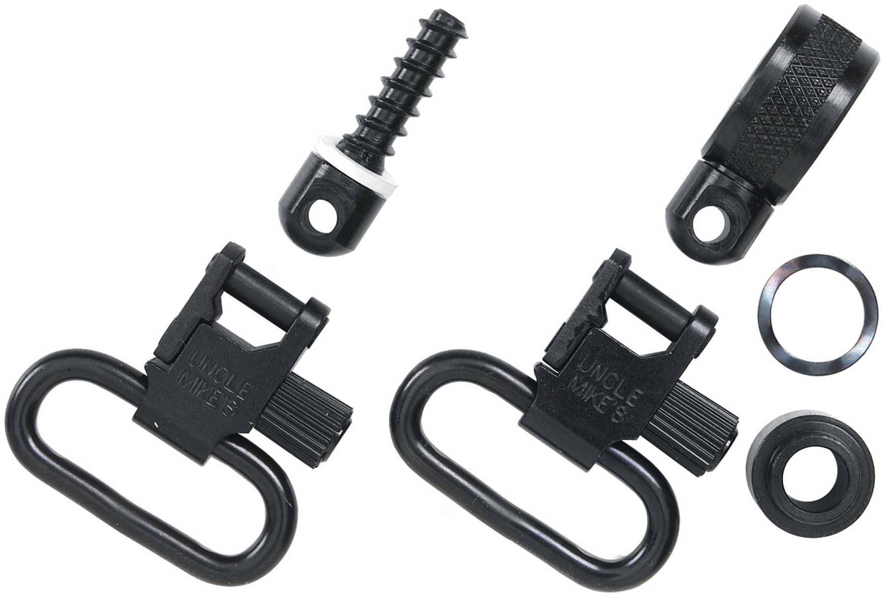 Uncle Mikes 1" Black Sling Swivels For Browning BLR Except Lightning Model Md: 14812