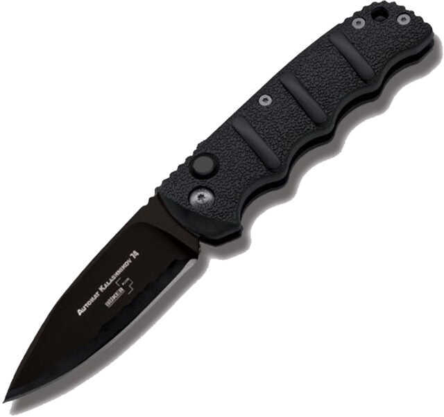 Boker 3.25" Drop Point Blade Folder Knife With Aluminum Handle & Button Lock Md: 01KALS74