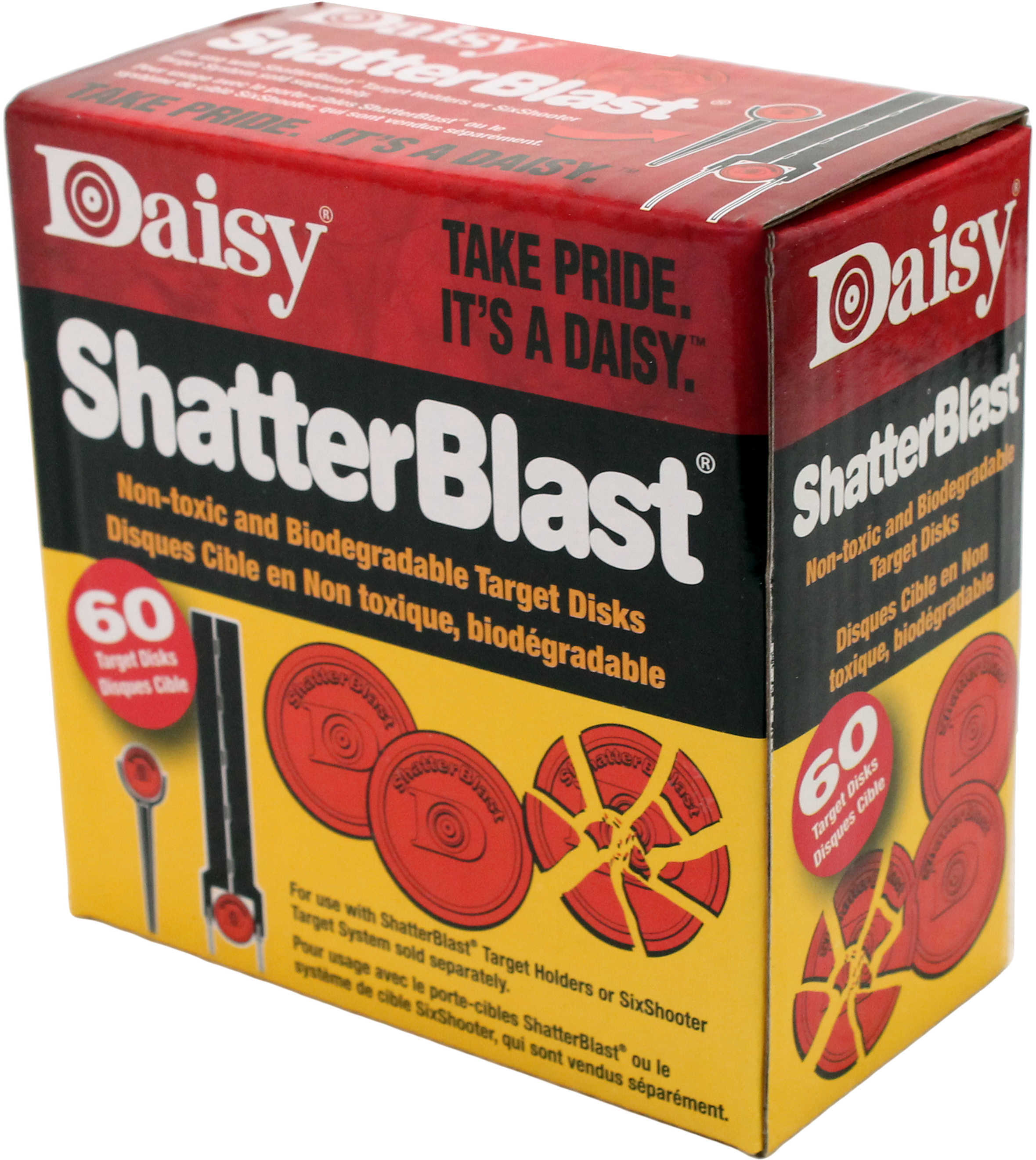 Daisy 60 Count 2" ShatterBlast Clay Targets Md: 873