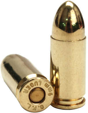 9mm Luger 50 Rounds Ammunition Fiocchi 124 Grain Full Metal Jacket