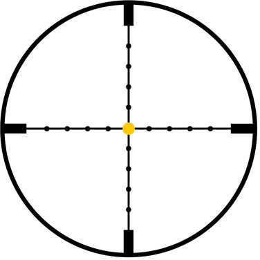 Trijicon 200027 AccuPoint 2.5-10x 56mm Obj 37.60-10.10 ft @ 100 yds FOV 30mm Tube Black Finish Illuminated Mil-Dot Cross