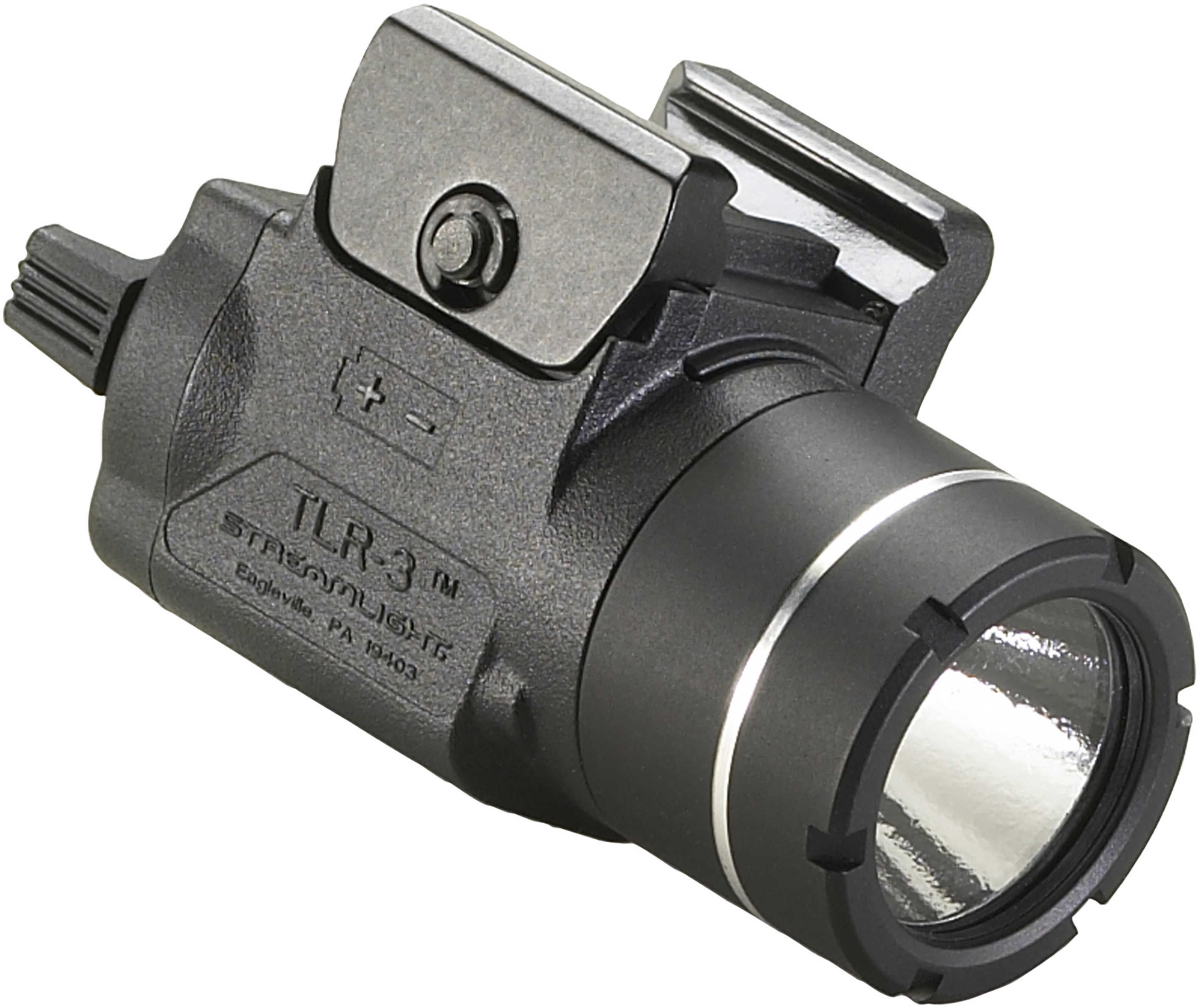 Streamlight 69220 TLR-3 Compact Rail Mounted Tactical Light LED Polymer Black