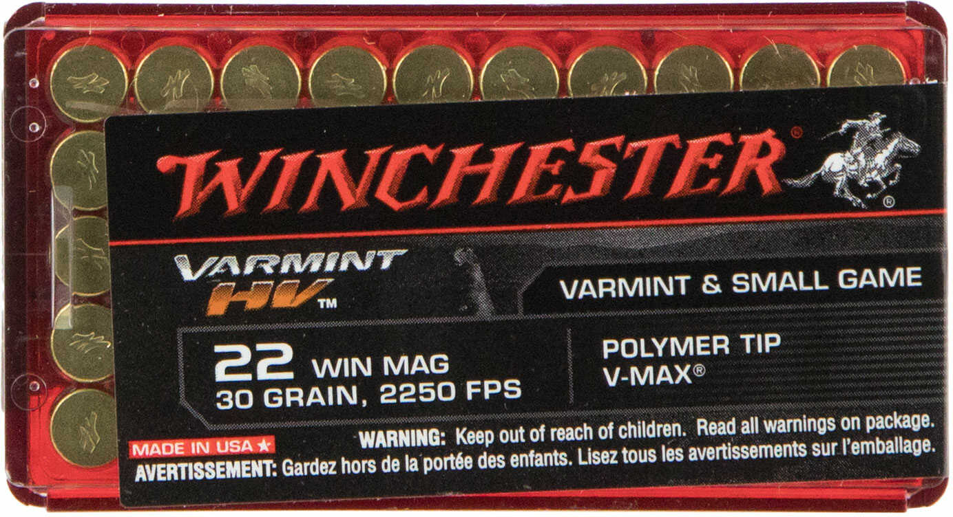 22 Win Mag Rimfire 30 Grain Ballistic Tip 50 Rounds Winchester Ammunition 22 Winchester Magnum Rimfire