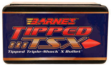 Barnes Bullets 30461 Tipped TSX 35 Caliber .358 200 GR TTSX Boat Tail 50 Box