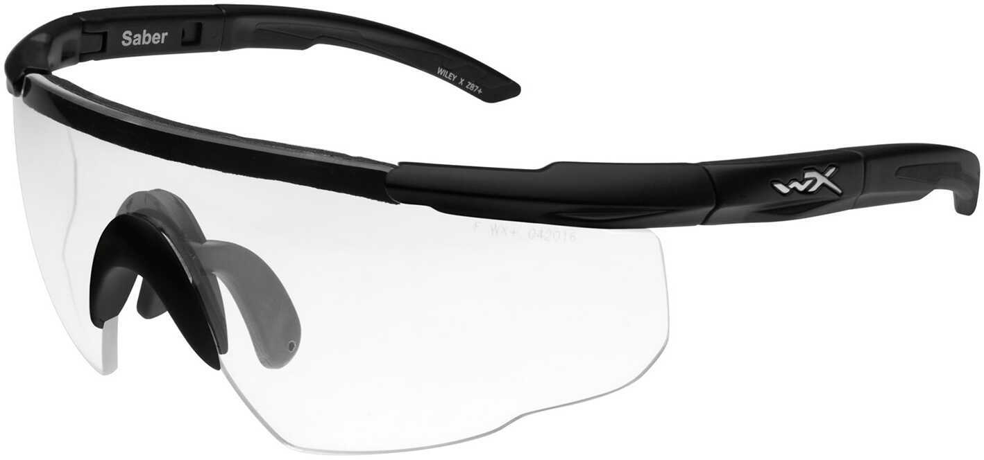 Wiley X Eyewear 303 Saber Advanced Safety Glasses Matte Black/Clear