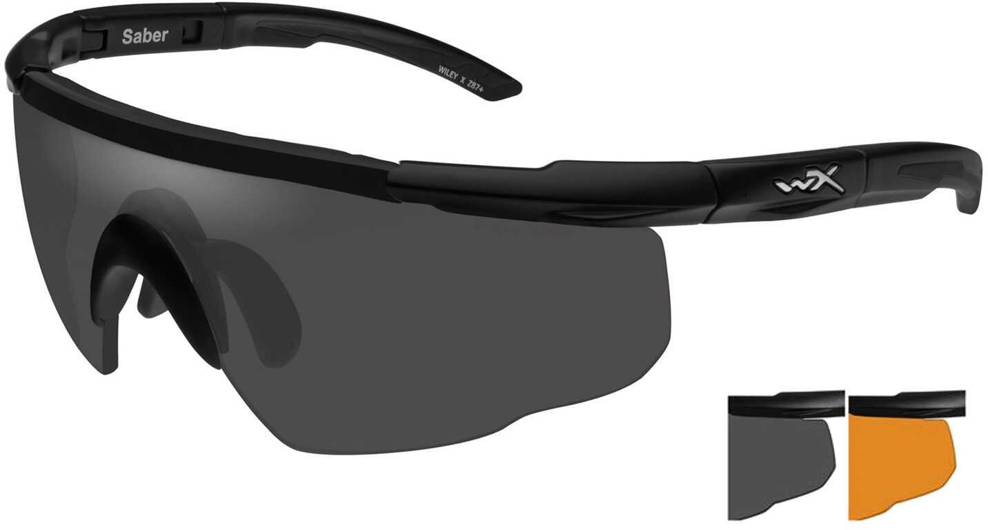 Wiley X Inc. 306 Saber ADVANCED Safety Glasses Smoke Grey/Mattete Black