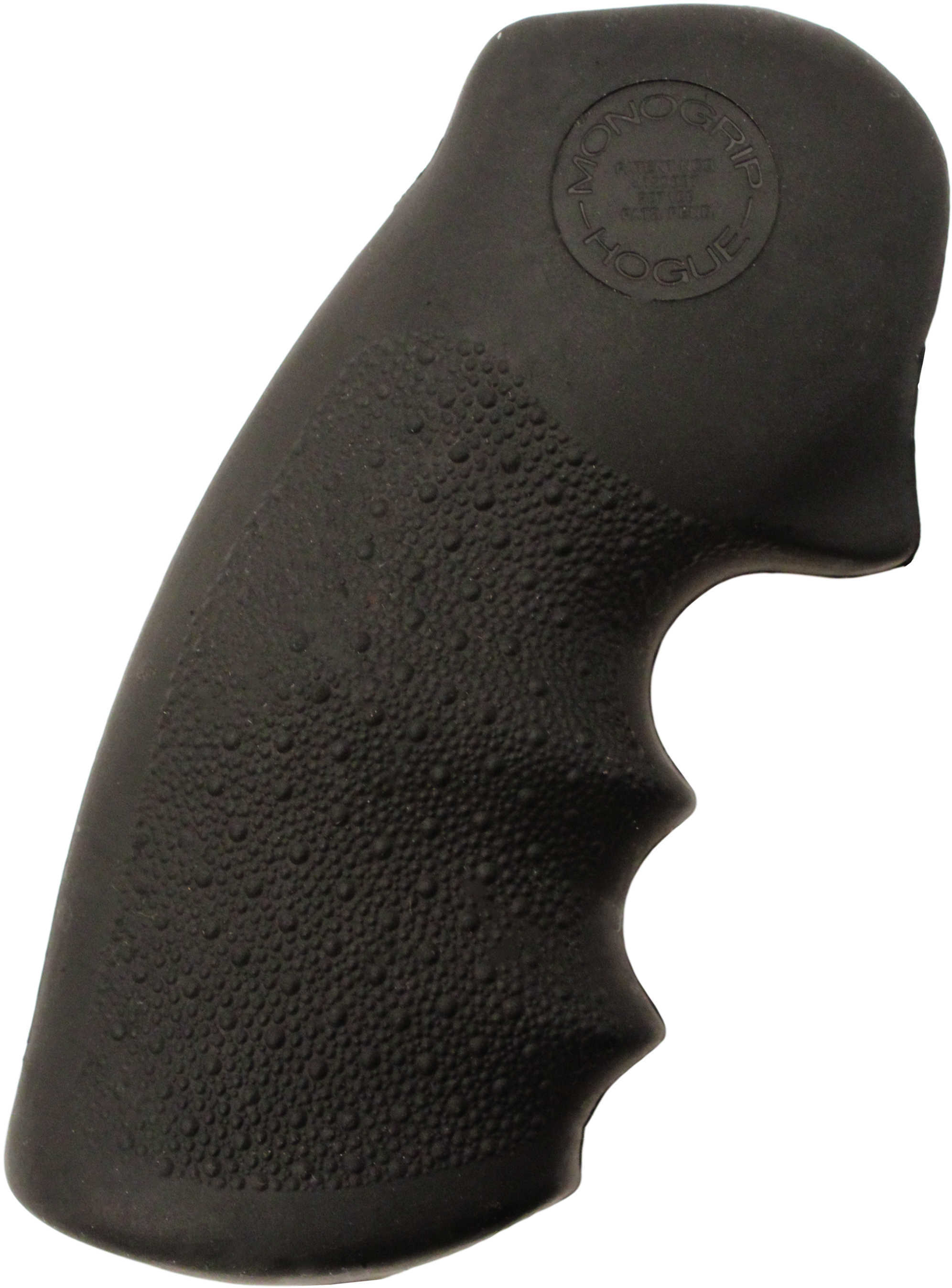 Hogue 46000 Monogrip with Finger Grooves Grip Colt Python Rubber Black