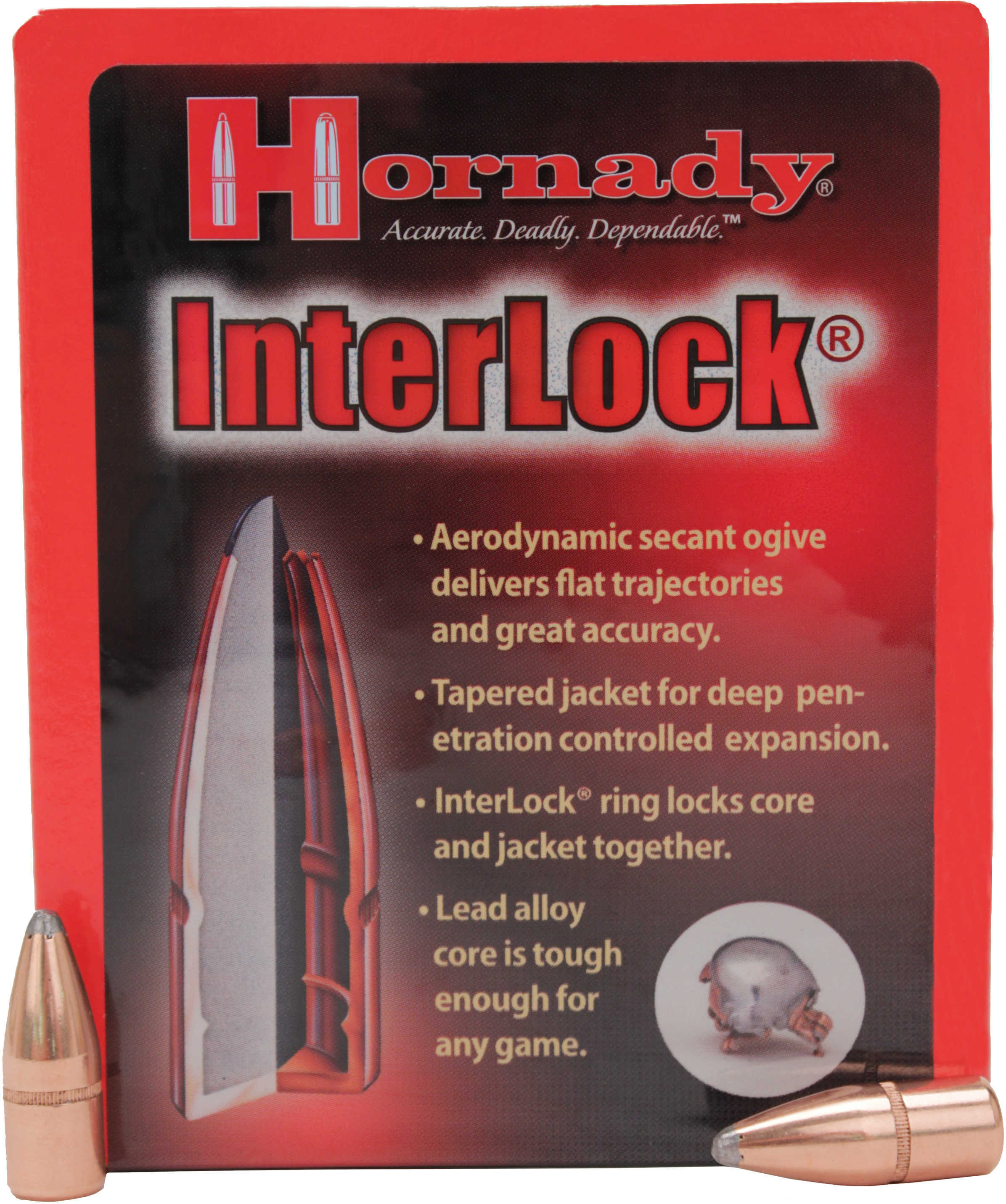 Hornady Rifle Bullet 35 Caliber 200 Grain Spire Point 100/Box Md: 3510