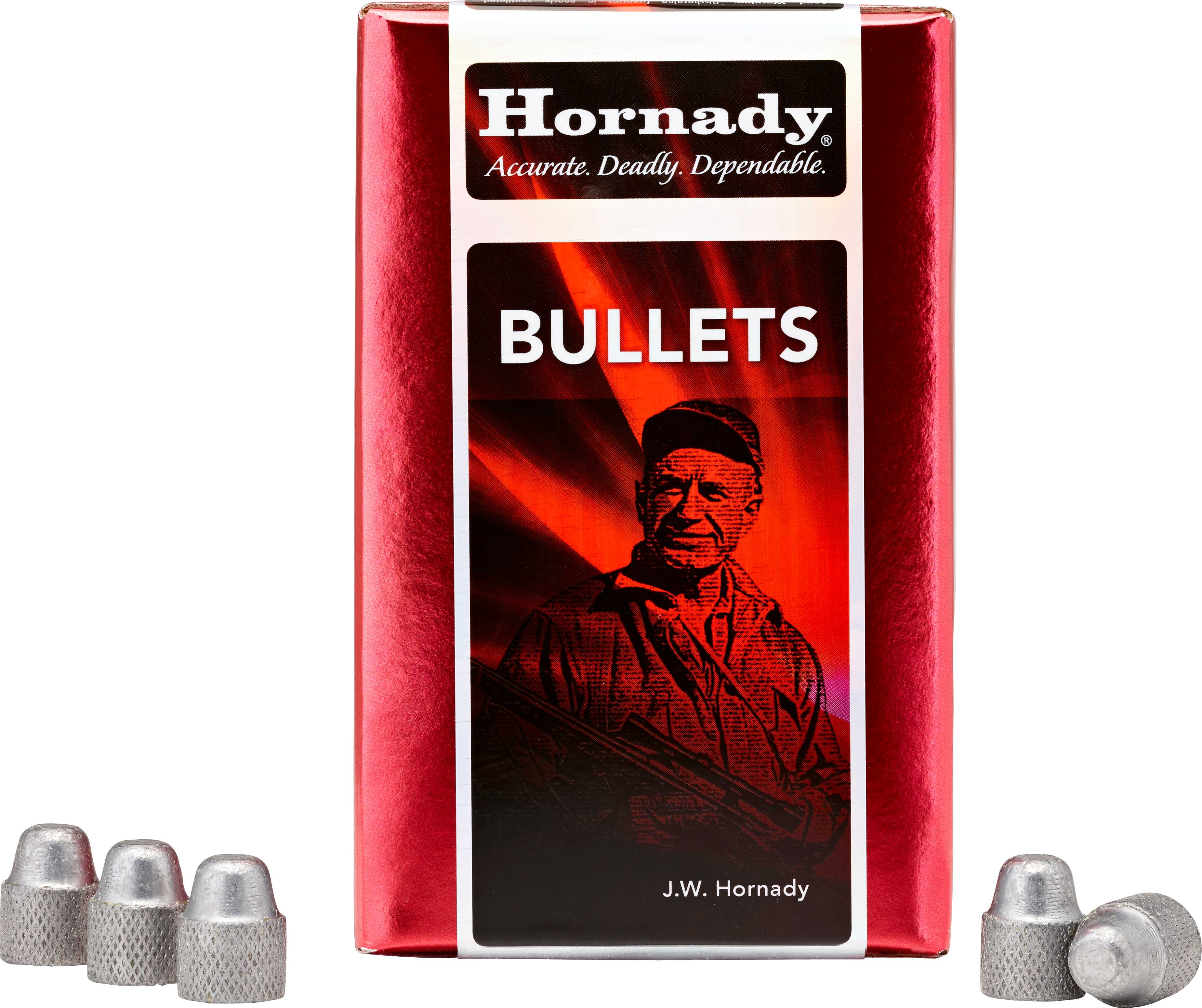 Hornady Lead Pistol Bullets 38 Caliber 158 Grain Round Nose 300/Box Md: 10508