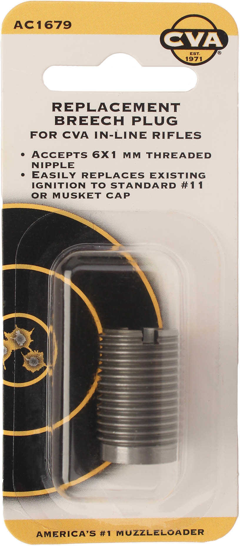 Cva #11 & Musket Repl Breech Plug
