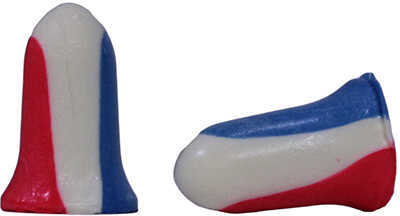 Howard USA Tub Ear Plugs Red-White-Blue 100 Pair