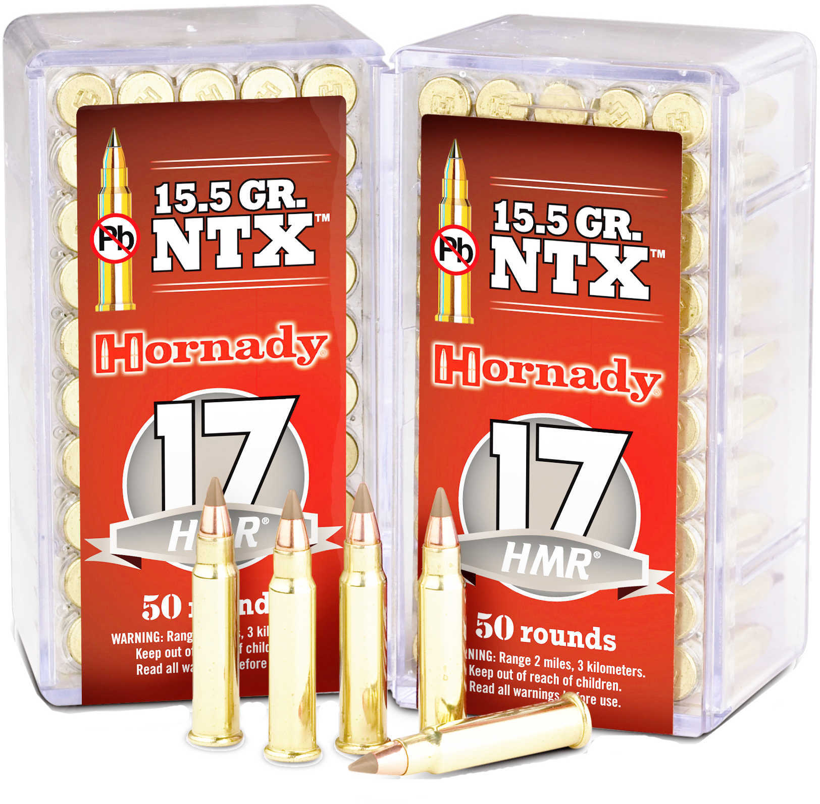 17 HMR 15.5 Grain Ballistic Tip 50 Rounds Hornady Ammunition