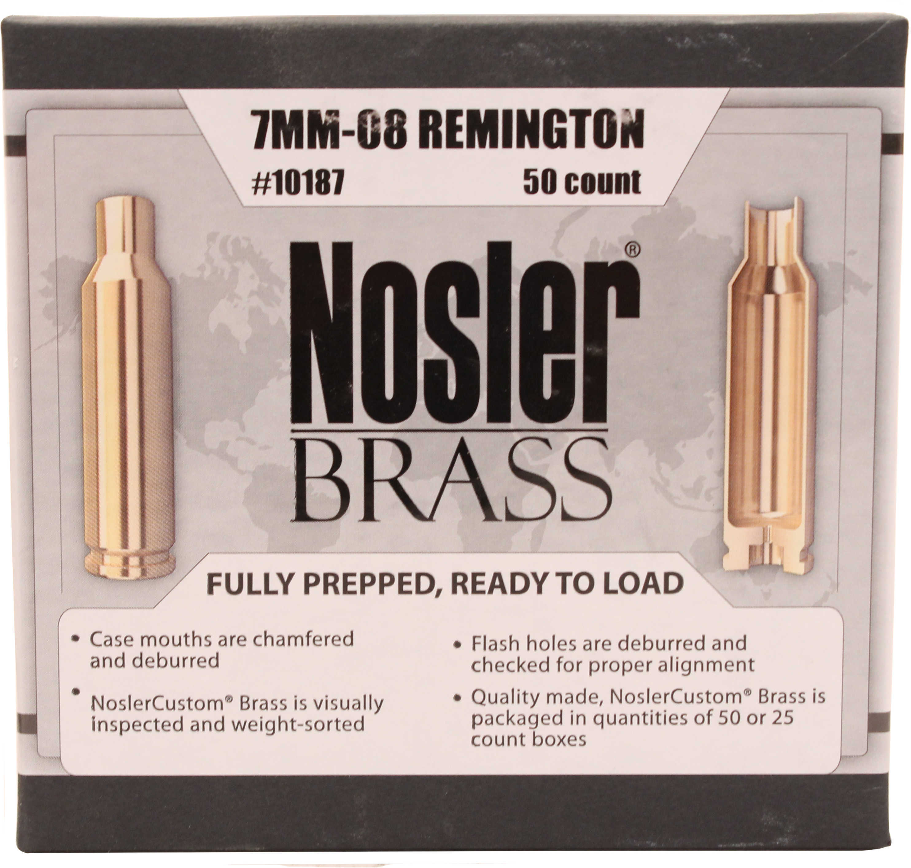 Nosler 7MM-08Rem Brass 50/