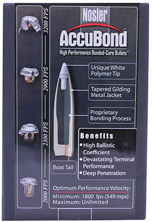 Nosler 338 Caliber 200 Grains Accubond Bullets