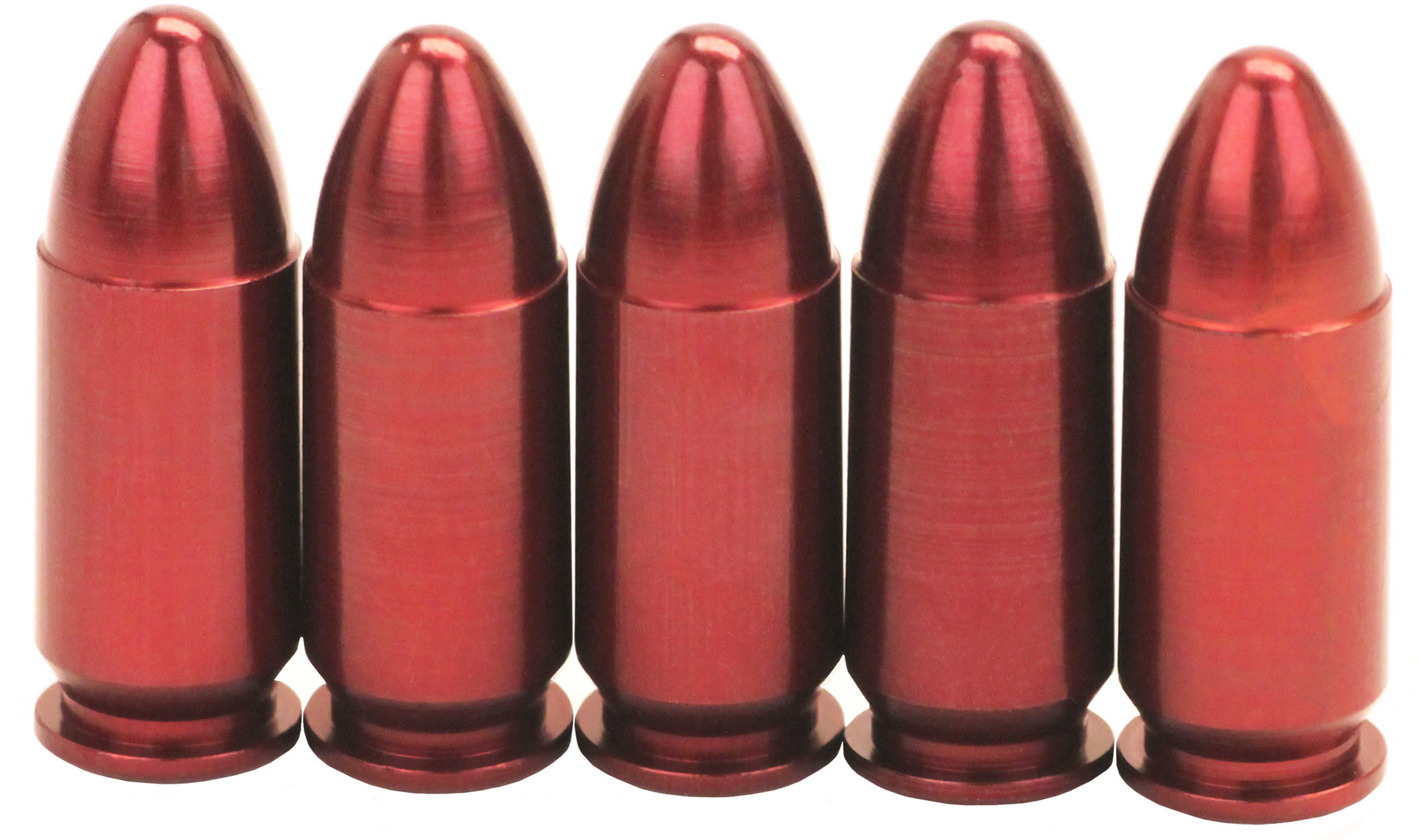A-Zoom Precision Metal Snap Caps 9mm Luger, 5 Per Pack For Safety Training, Function Testing Or safely decocking Without