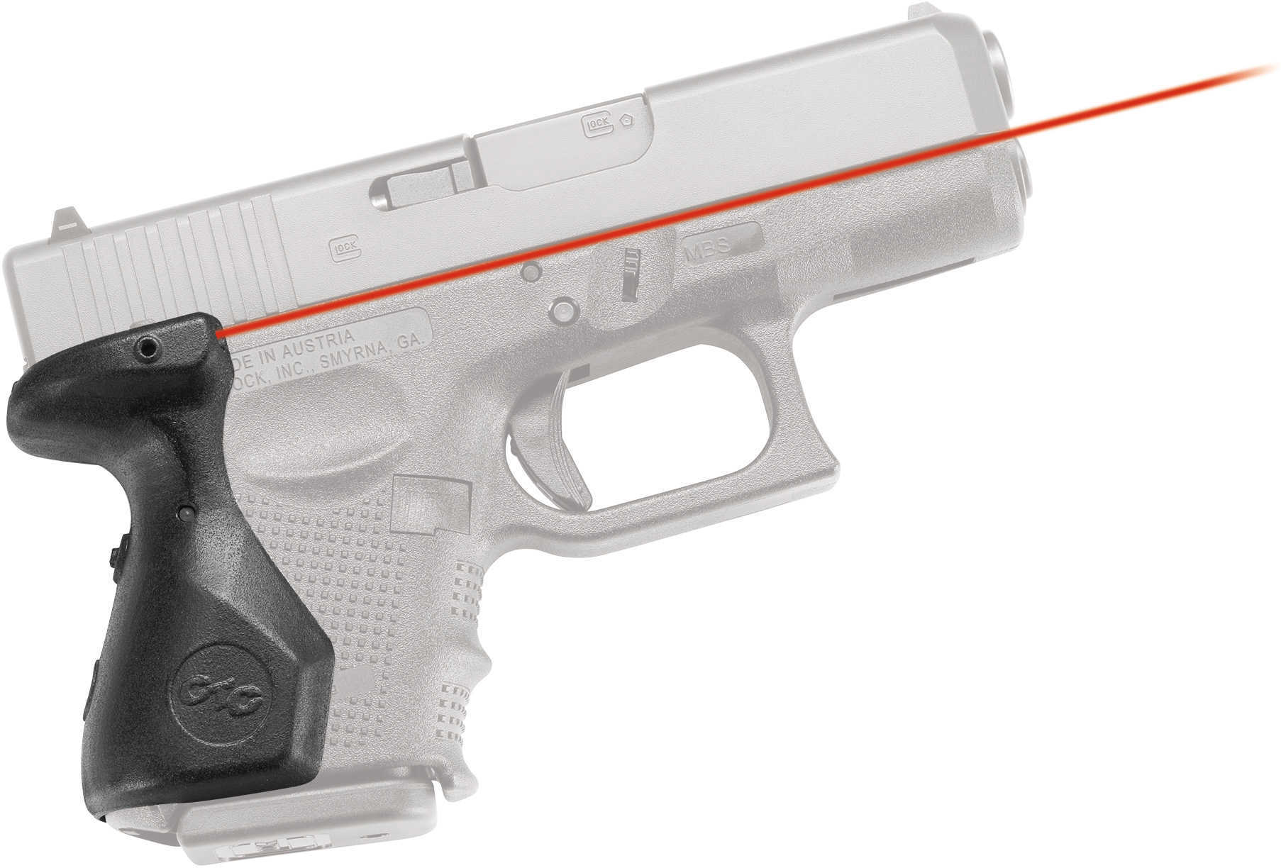 Crimson Trace Lasergrip For Glock 4th Gen Sub Compact 26/27