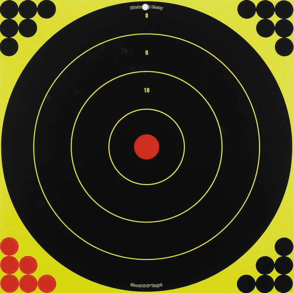 Birchwood Casey 34185 Shoot-N-C Self-Adhesive Targets 12" And 17.25" Bull's-Eye