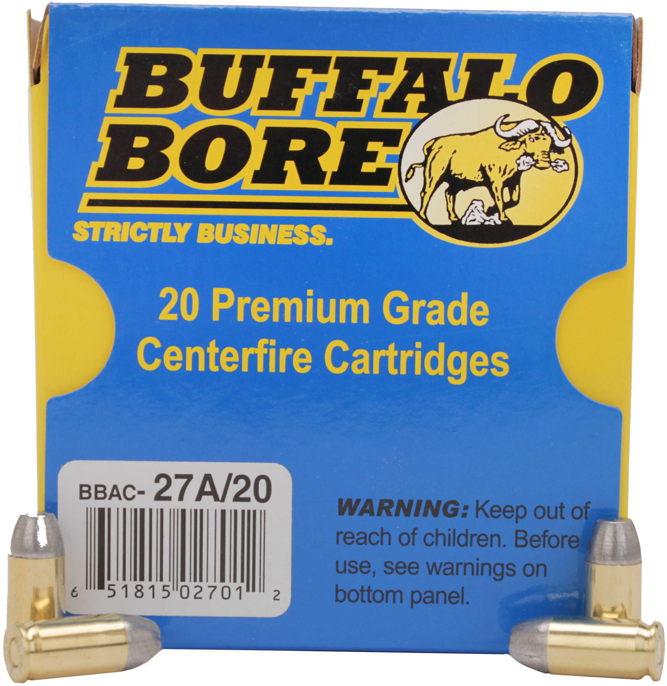 380 ACP 100 Grain Lead 20 Rounds Buffalo Bore Ammunition