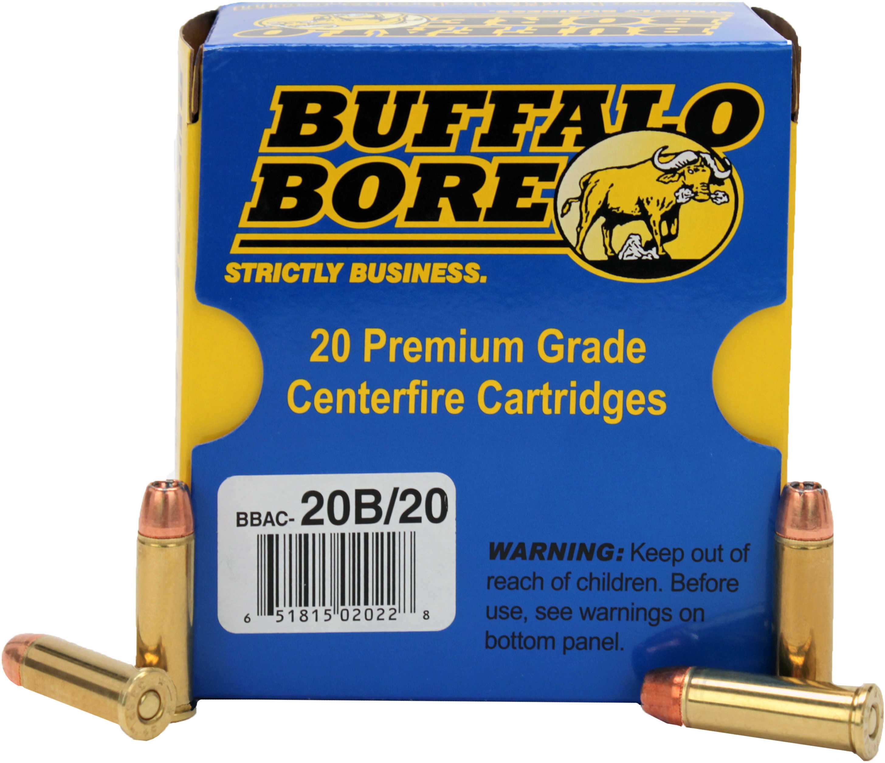 38 Special 125 Grain Hollow Point 20 Rounds Buffalo Bore Ammunition