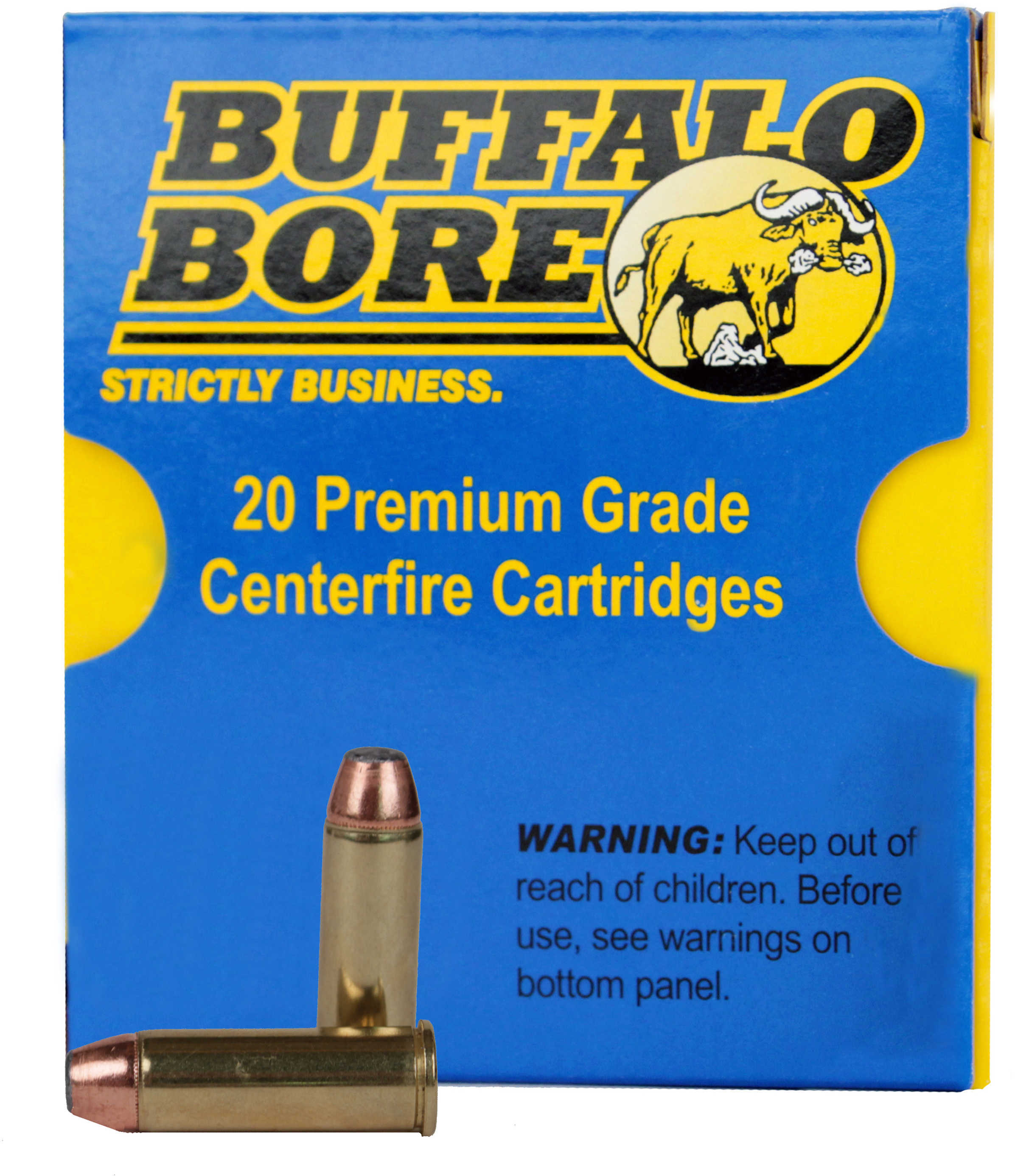 44 Rem Mag 270 Grain Soft Point 20 Rounds Buffalo Bore Ammunition Magnum