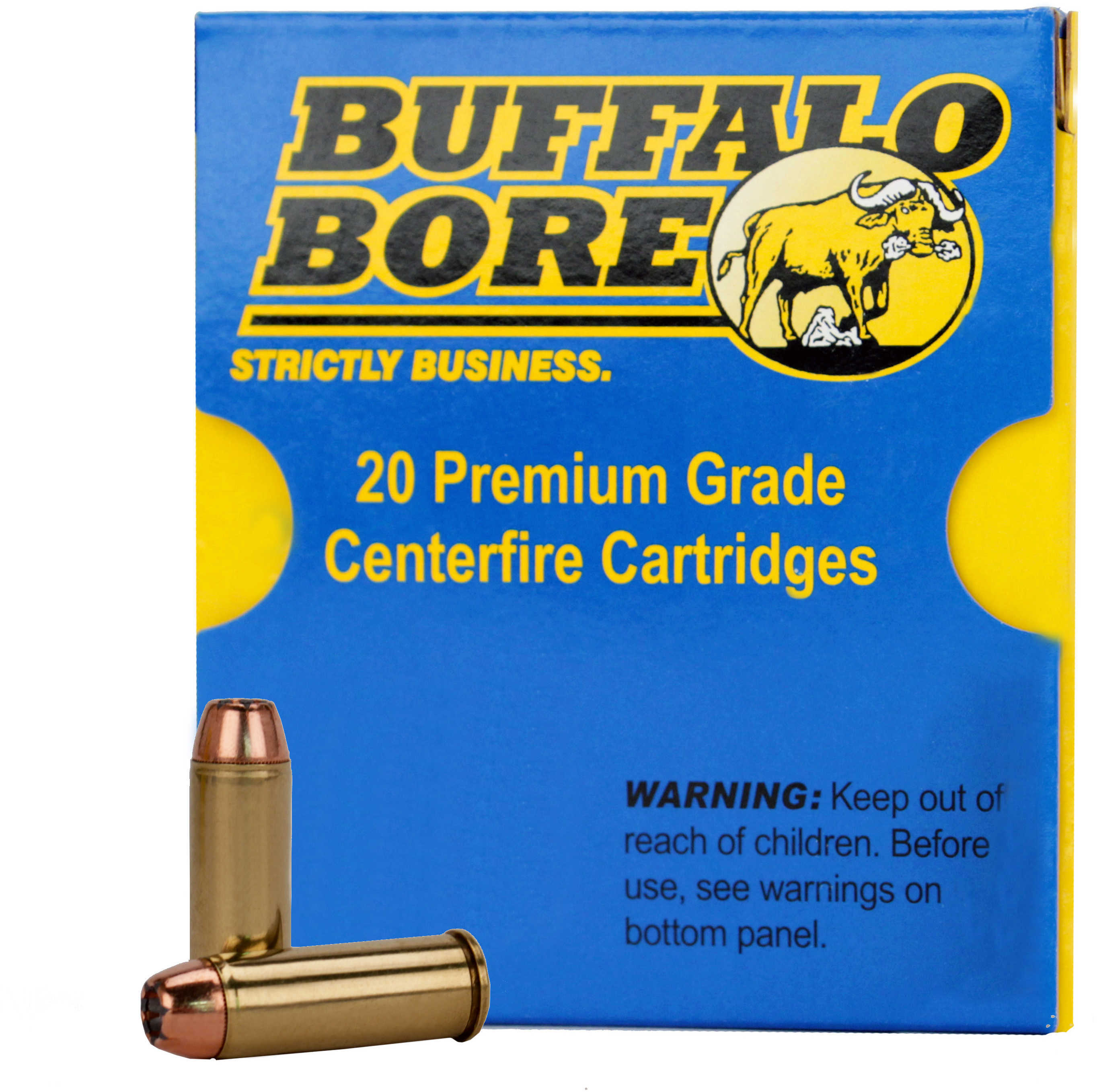 45 Colt 200 Grain Lead Rounds Buffalo Bore Ammunition