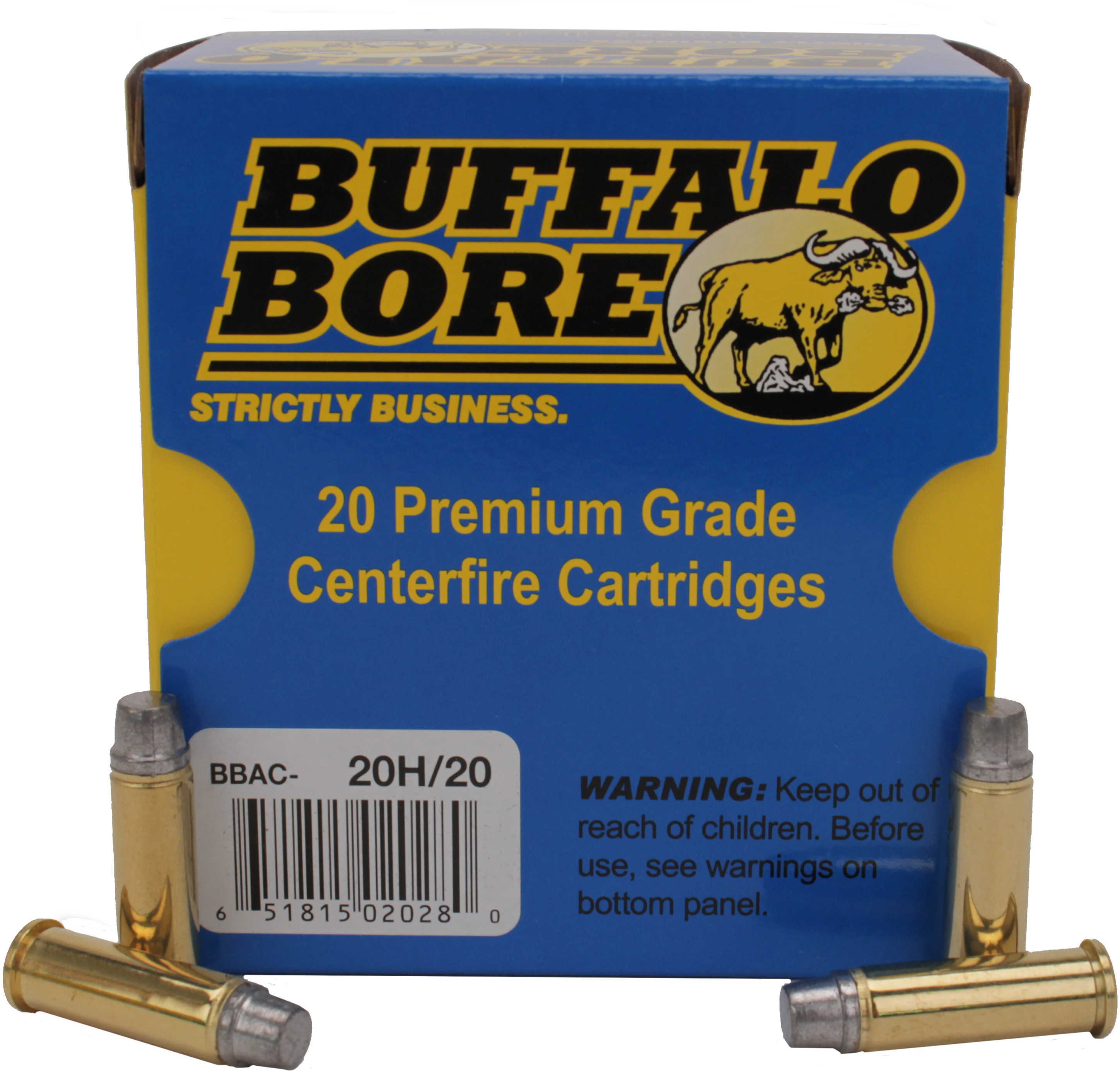 38 Special 158 Grain Lead 20 Rounds Buffalo Bore Ammunition