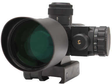 Firefield FF13011 Rifle Scope with Red Laser 2.5-10x 40mm Obj 34.86-11.53 ft @ 100 yds FOV 30mm Tube Black Matte Finish