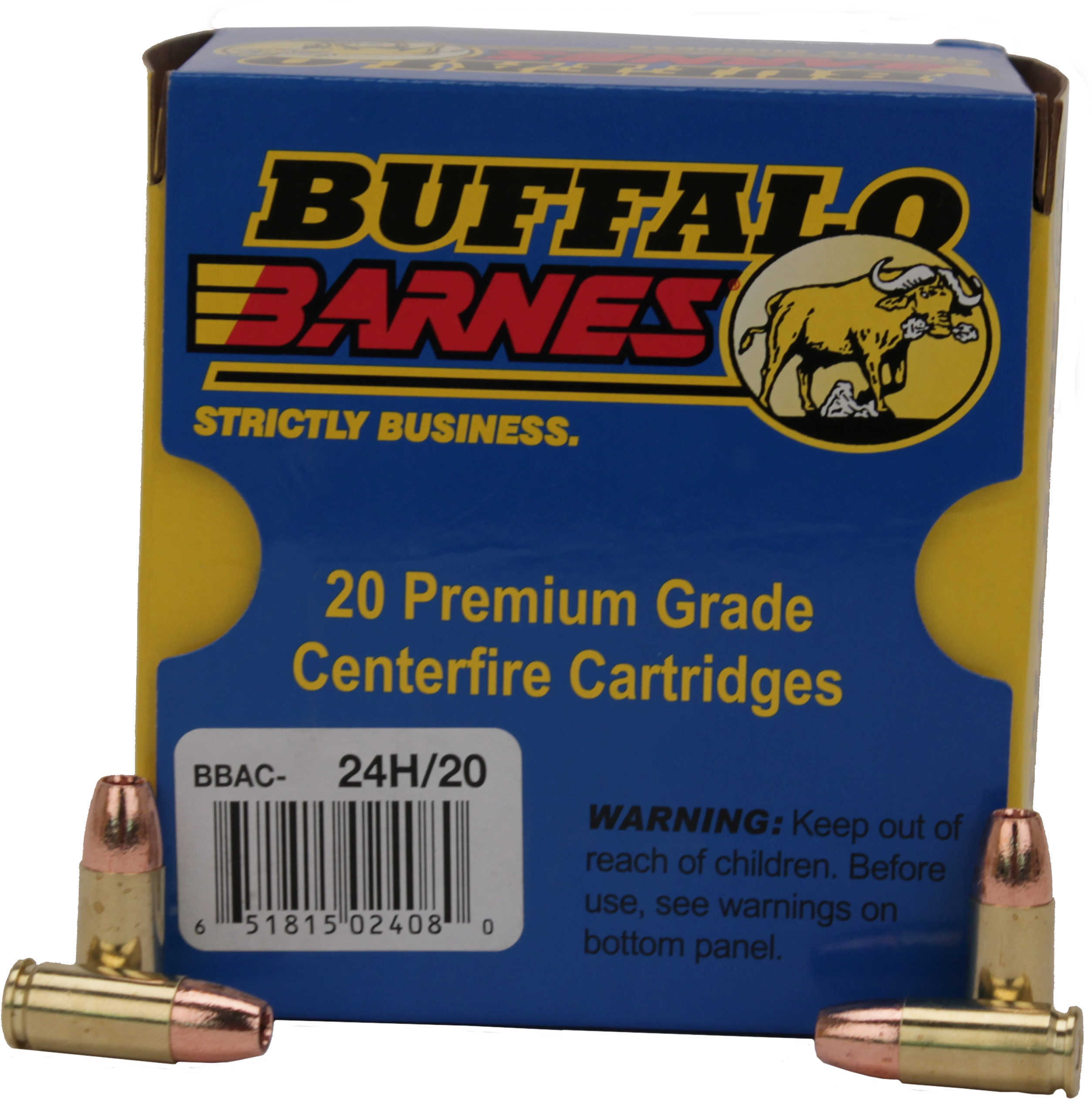 9mm Luger 115 Grain Hollow Point 20 Rounds Buffalo Bore Ammunition