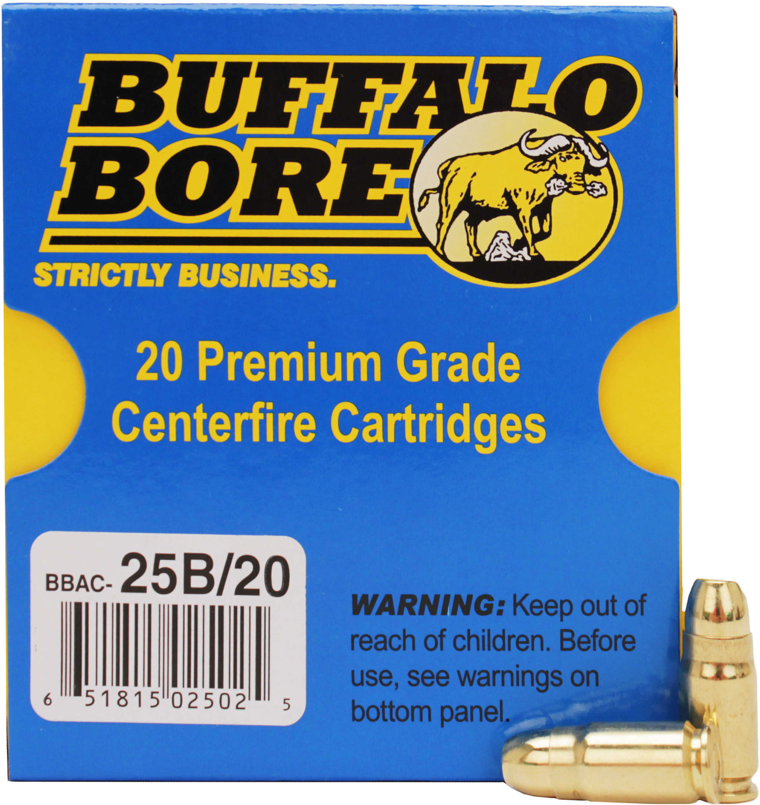 357 Sig 125 Grain Full Metal Jacket 20 Rounds Buffalo Bore Ammunition