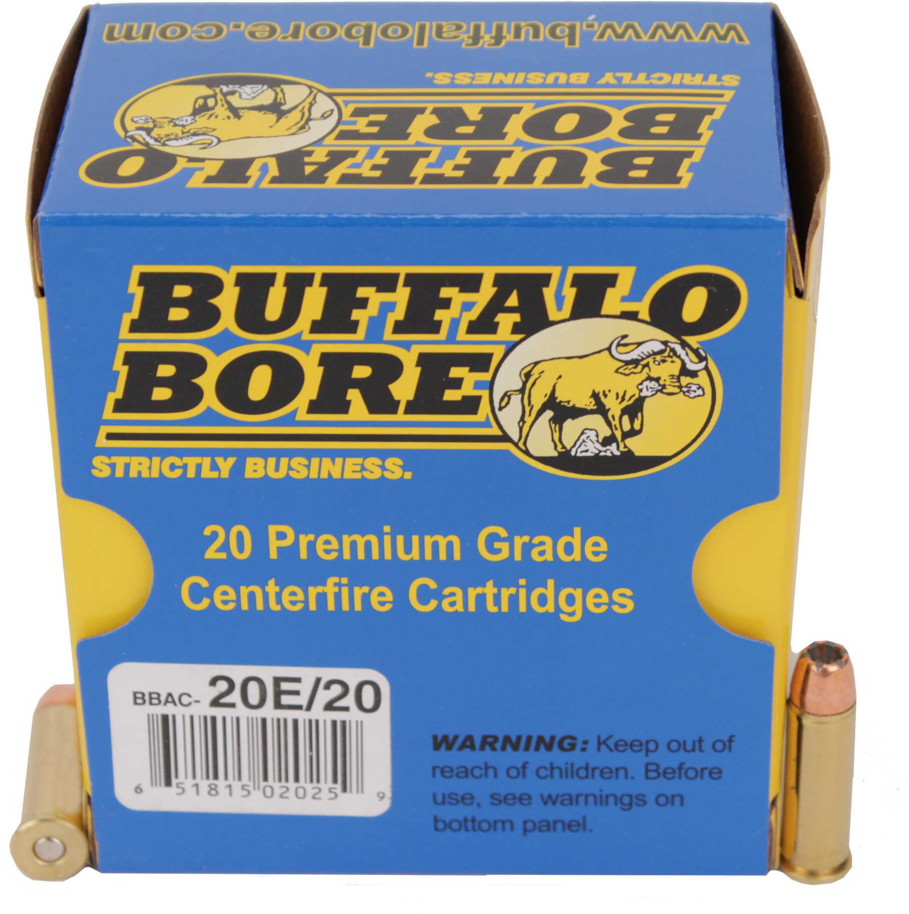 38 Special 125 Grain Hollow Point 20 Rounds Buffalo Bore Ammunition