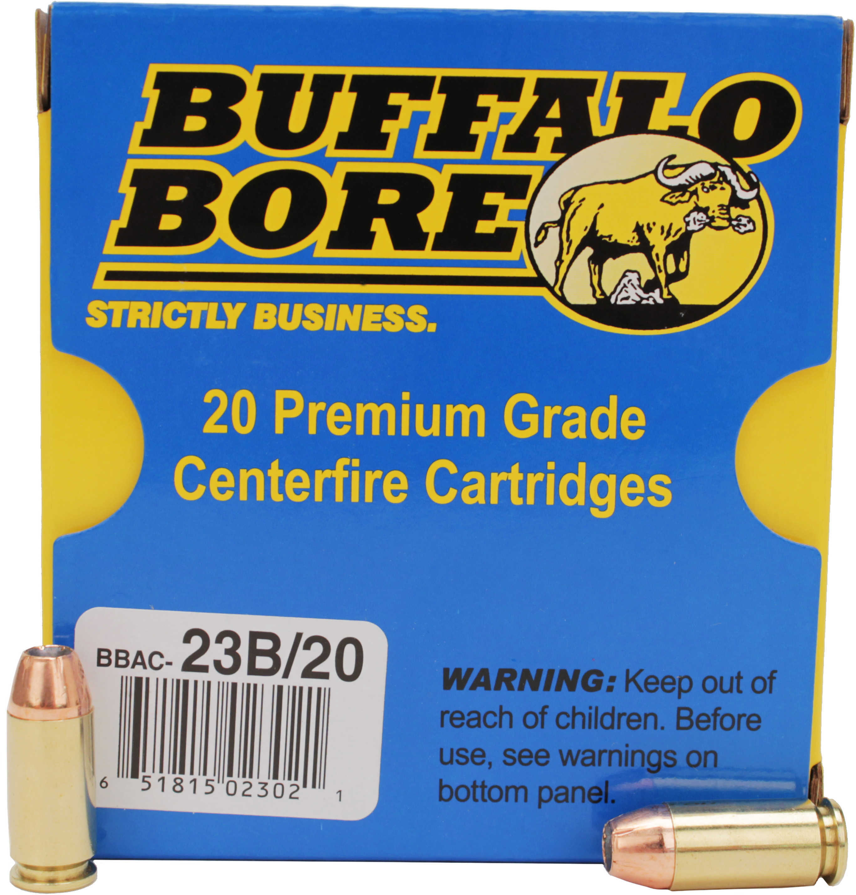 40 S&W 180 Grain Hollow Point 20 Rounds Buffalo Bore Ammunition