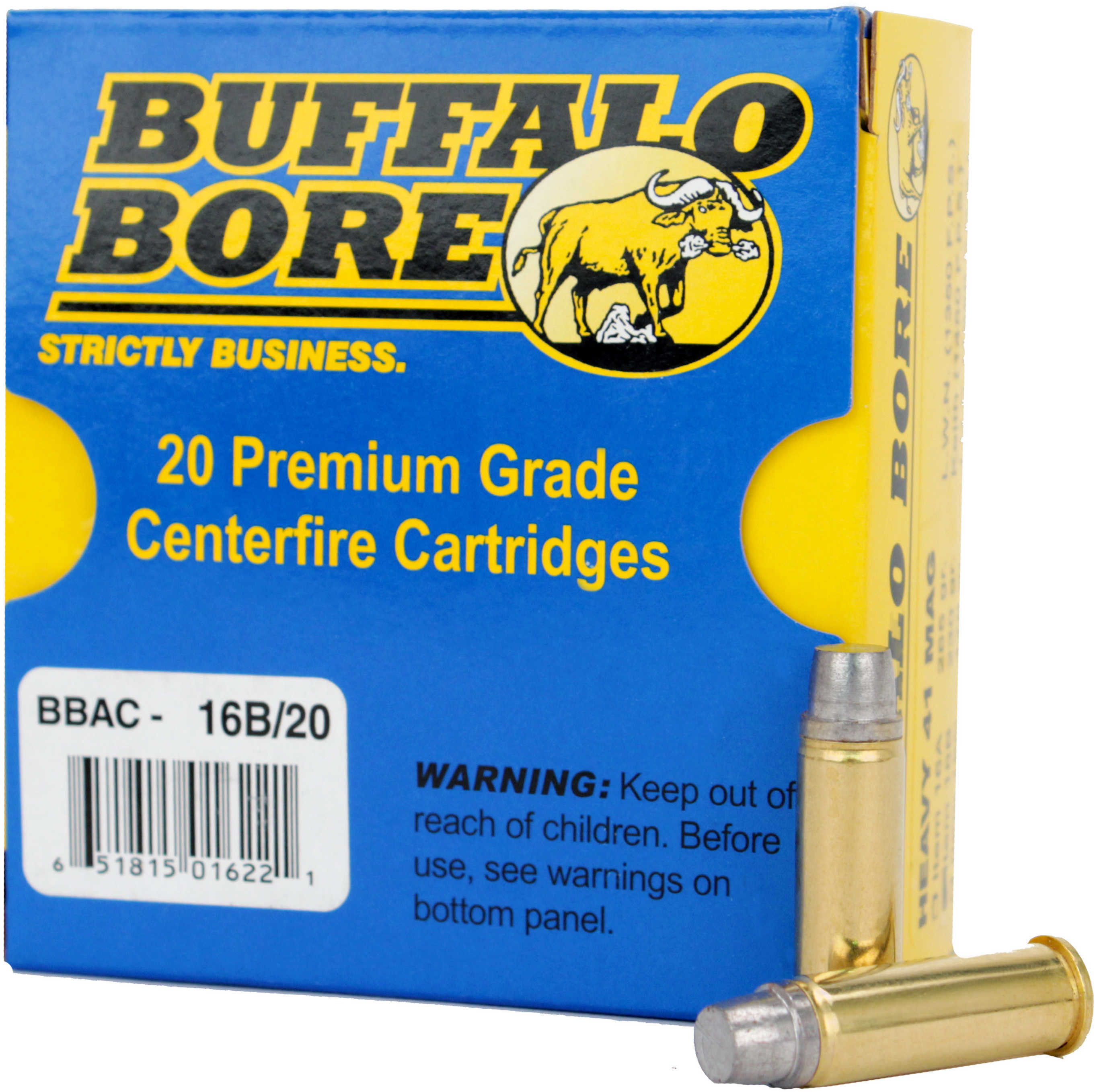 41 Rem Mag 230 Grain Lead 20 Rounds Buffalo Bore Ammunition 41 Remington Magnum