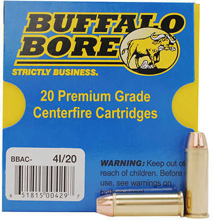 44 Rem Mag 180 Grain Hollow Point 20 Rounds Buffalo Bore Ammunition Magnum