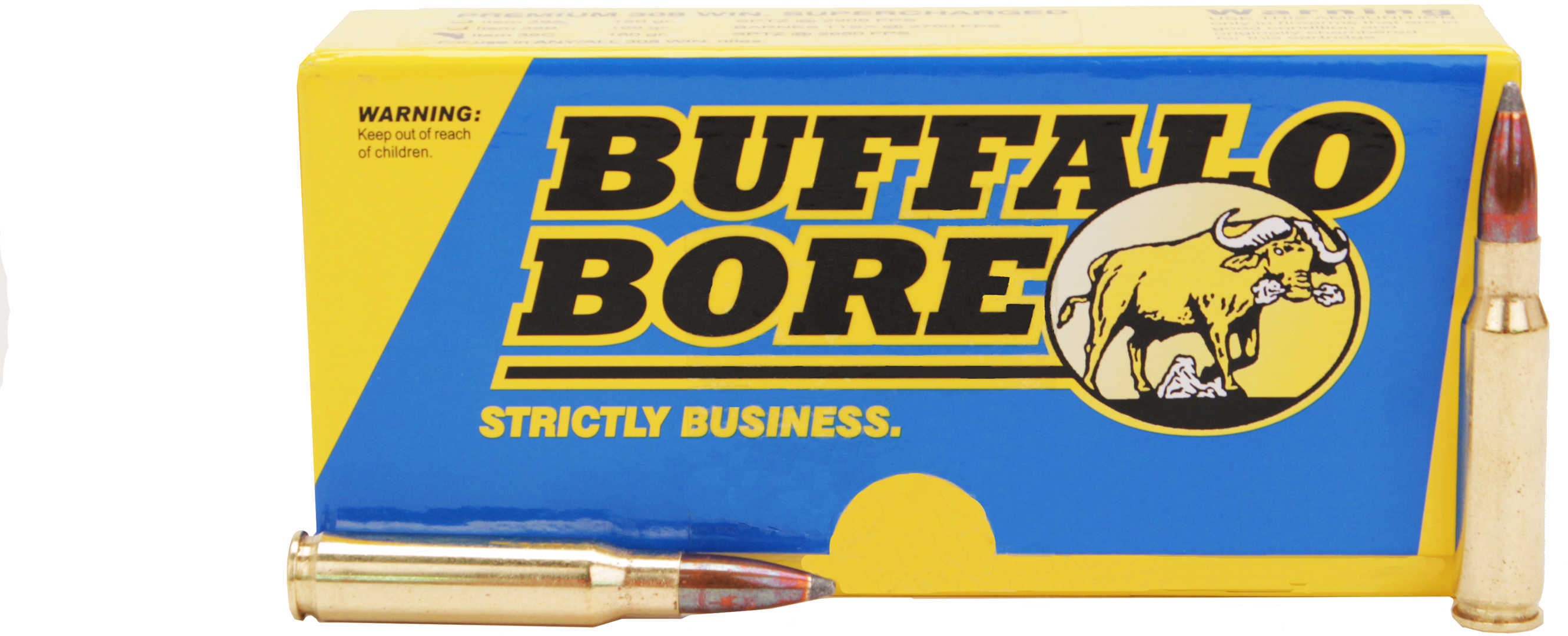 308 Win 180 Grain Soft Point 20 Rounds Buffalo Bore Ammunition 308 Winchester