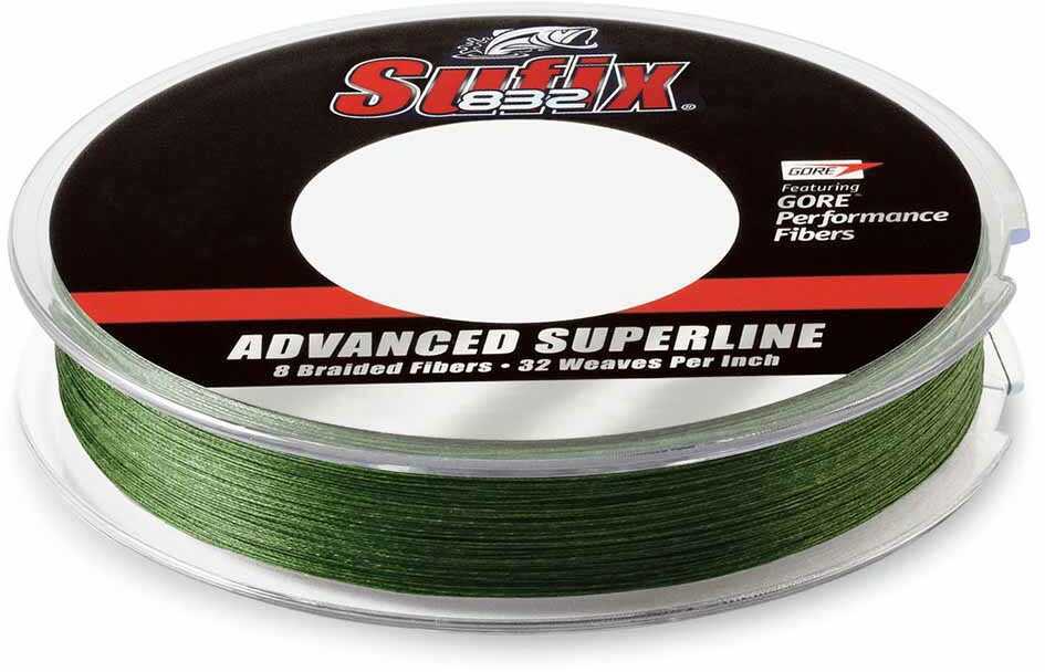 Sufix 832 Braid 150Yd 40Lb Lo-Vis Green Md#: 660-040G