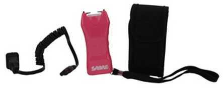 Sabre Dual Capacitor Stun Gun Pink 1.600 uC with LED Flashlight Model: S-1005-PK