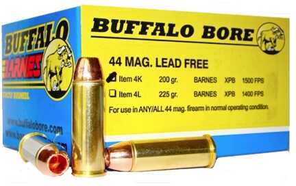 44 Rem Mag 200 Grain Hollow Point Rounds Buffalo Bore Ammunition Magnum