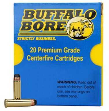 44 Rem Mag 255 Grain Lead 20 Rounds Buffalo Bore Ammunition Magnum
