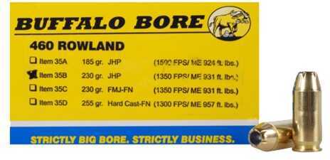 460 Rowland 230 Grain Jacketed Hollow Point 20 Rounds Buffalo Bore Ammunition