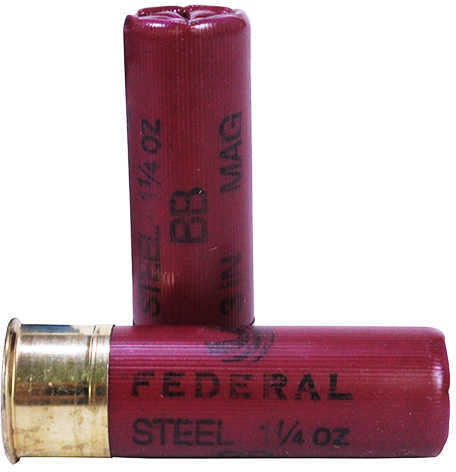 12 Gauge 3" Steel BB  1-1/4 oz 25 Rounds Federal Shotgun Ammunition